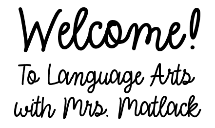 Welcome to Language Arts